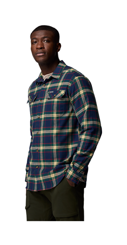 CAMICIA A QUADRI IN FLANELLA ELASTICIZZATA MENS MULTI